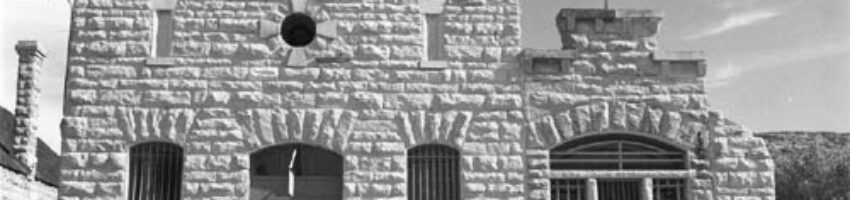 The front facade of Old Idaho State Penitentiary, one of the abandoned prisons in the US you can visit.