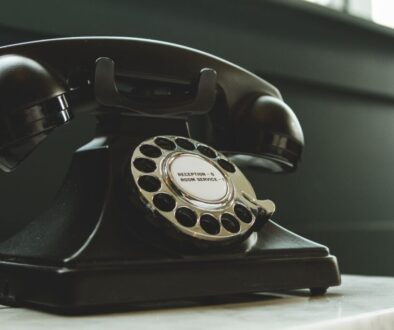 A phone from prison where inmates make a call.